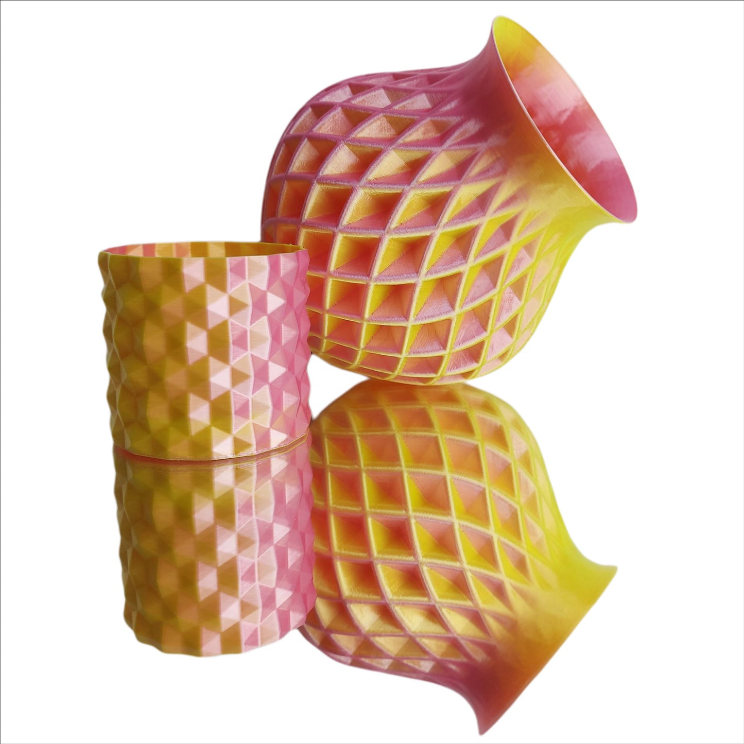Magic PLA Filament 1,75mm pink-gelb