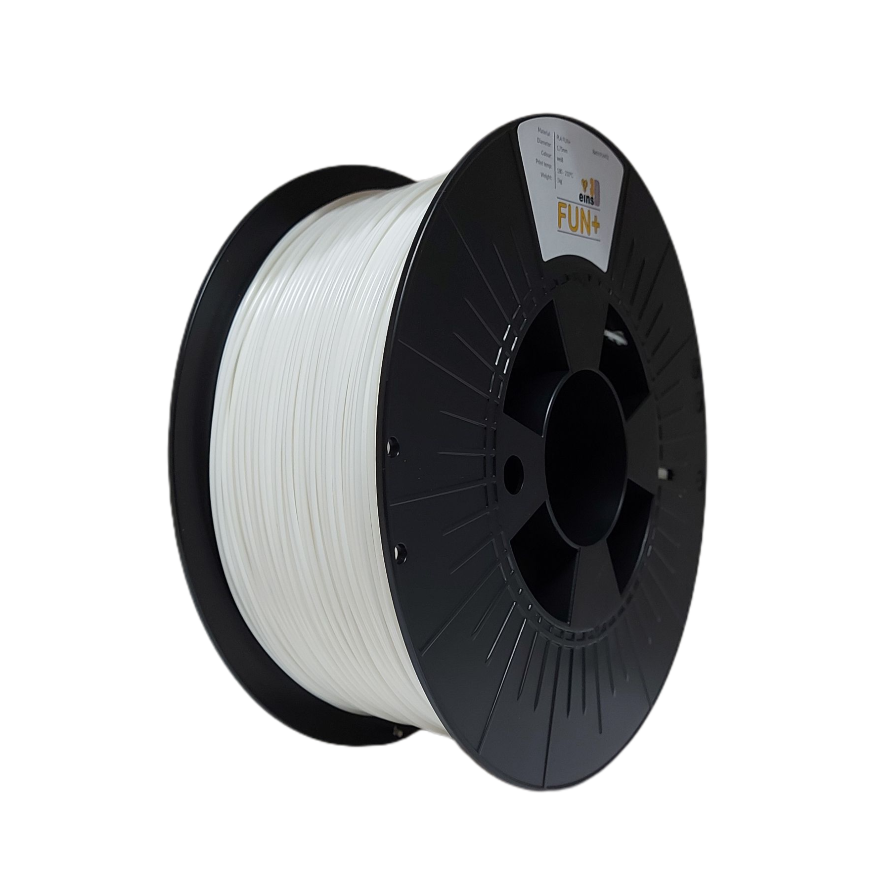 PLA Fun+ Filament 1,75 weiss günstig kaufen – eins3d 1 75 filament