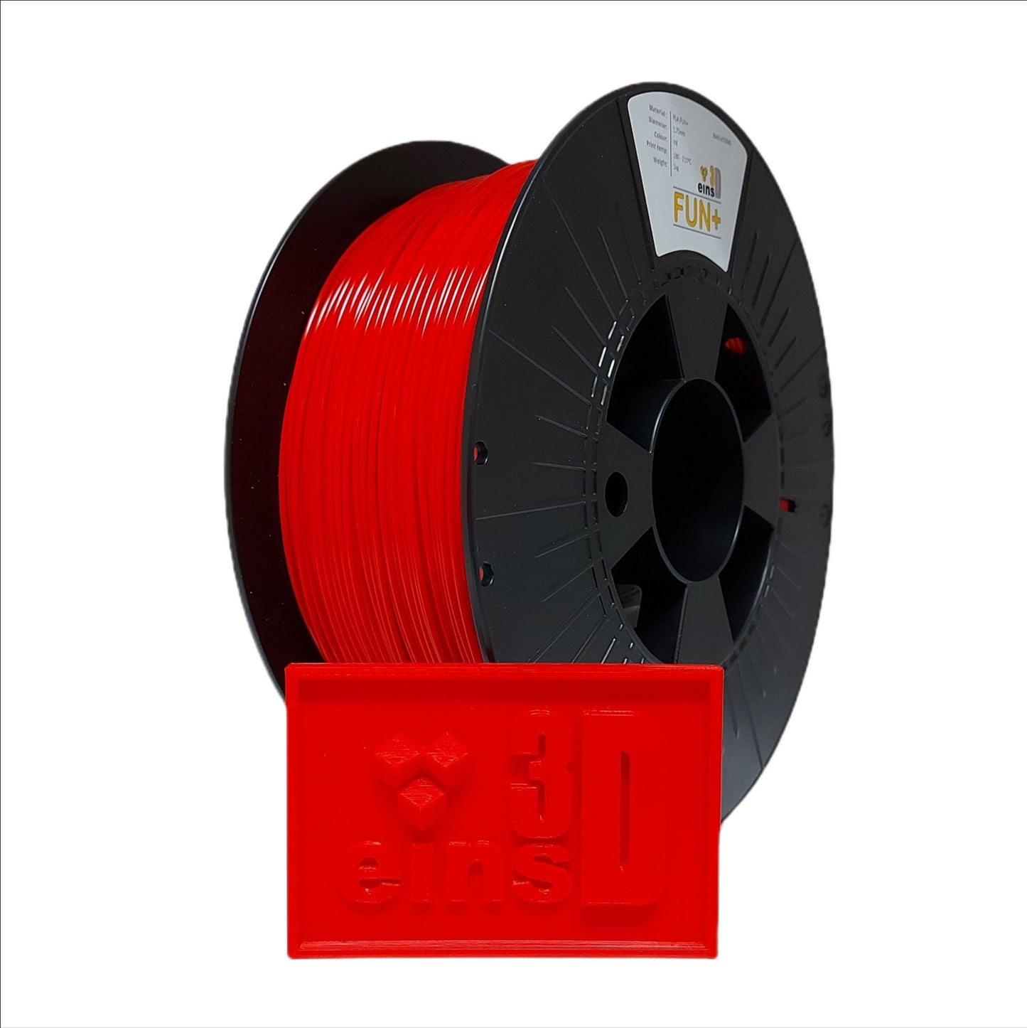 PLA Fun+ Filament 1,75mm rot