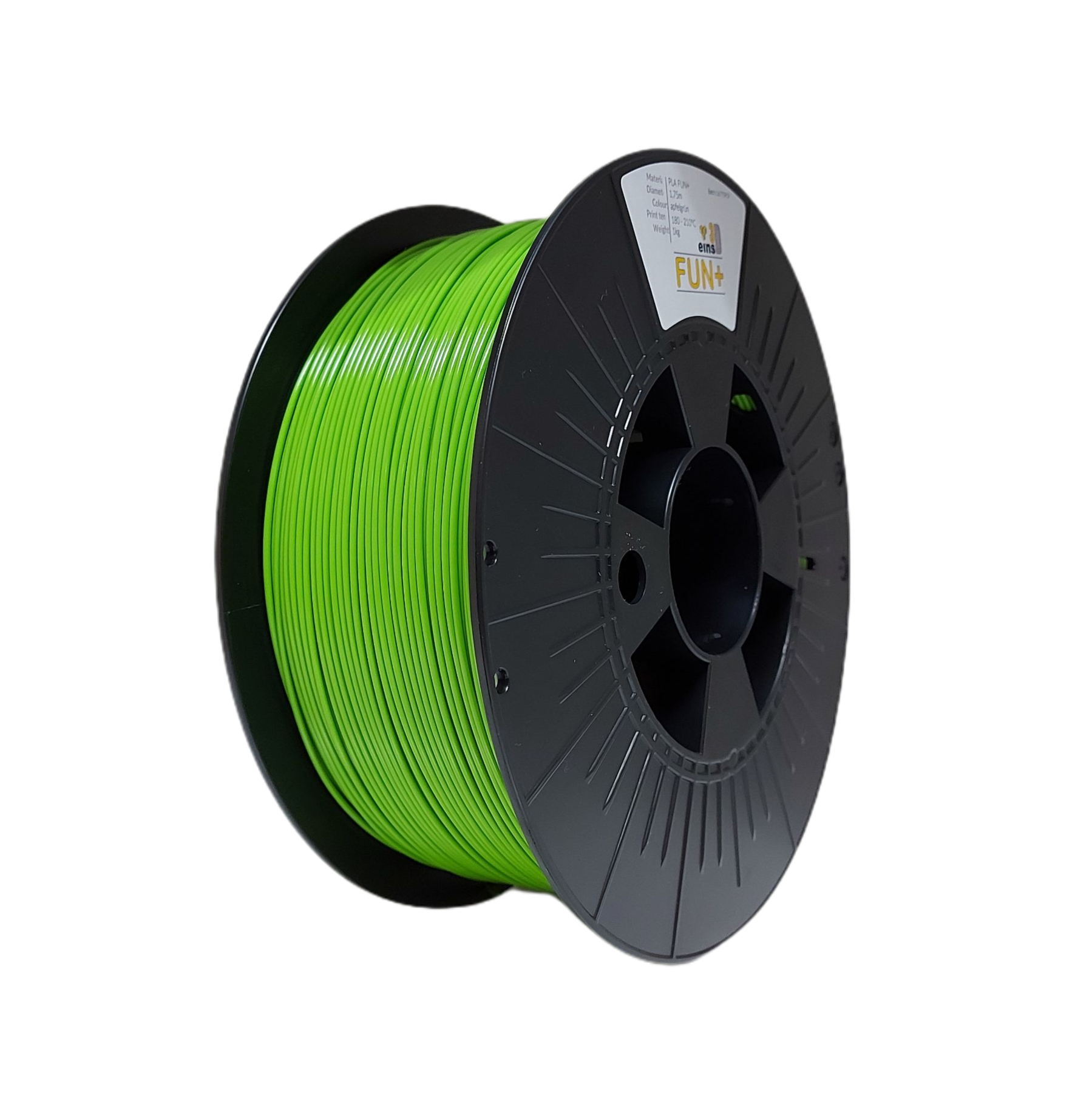 PLA Fun+ Filament 1,75 gruen hell günstig kaufen – eins3d 1 75 filament