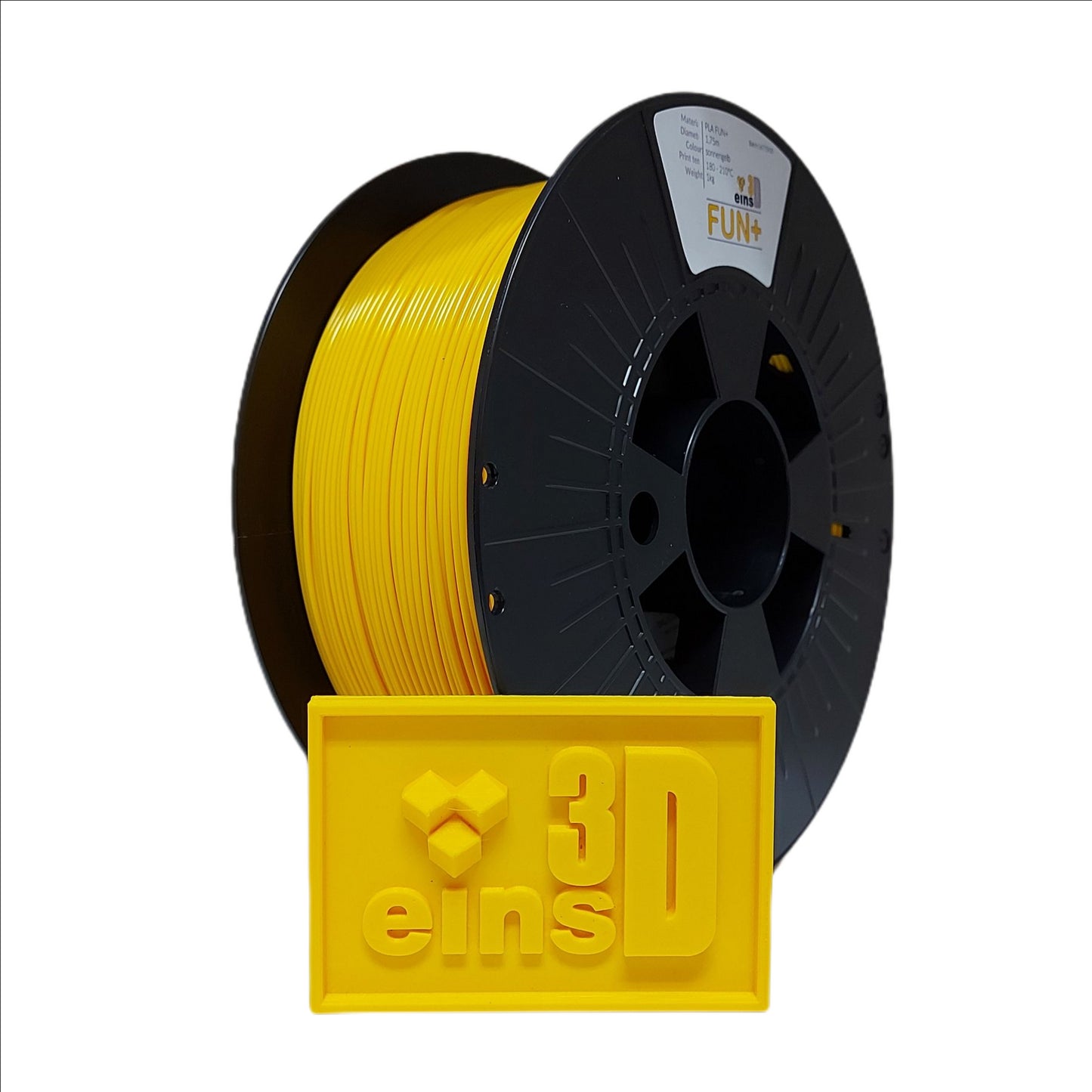 PLA Fun+ Filament 1,75mm sonnengelb