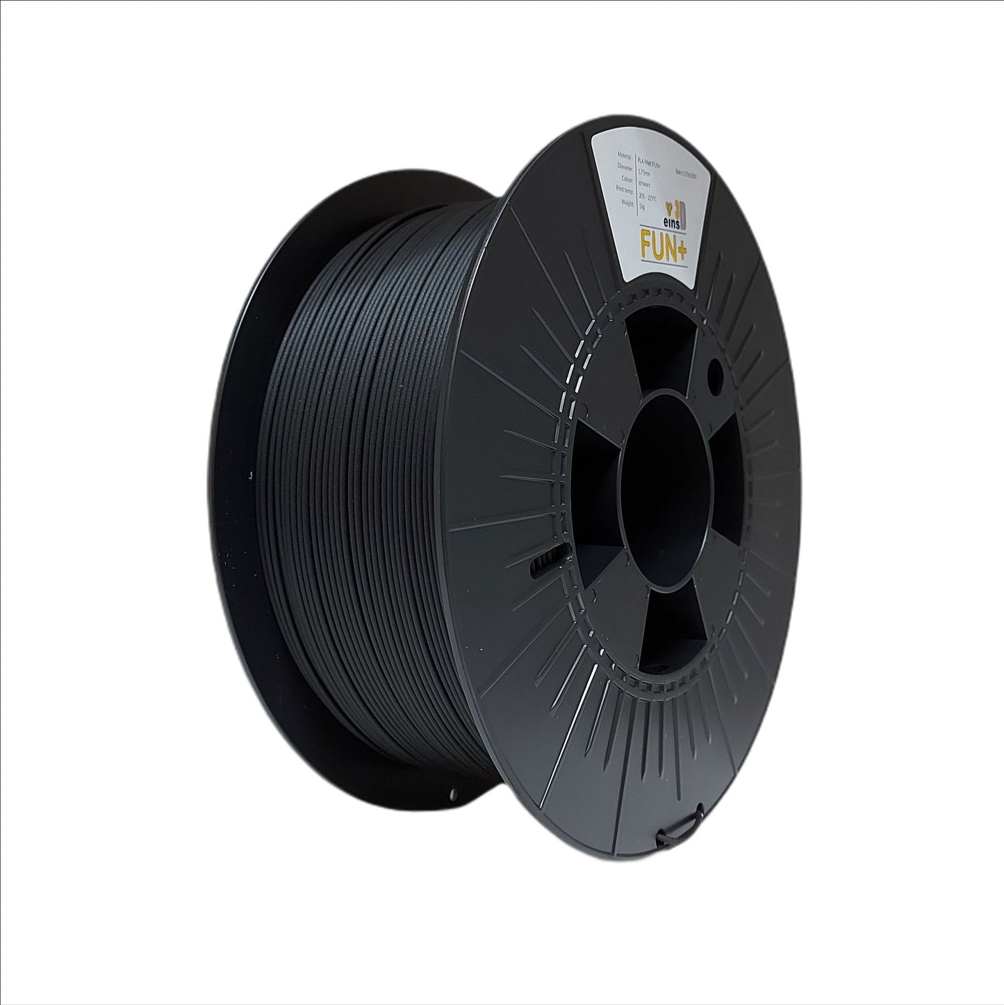PLA FUN+ Matt schwarz 1,75mm
