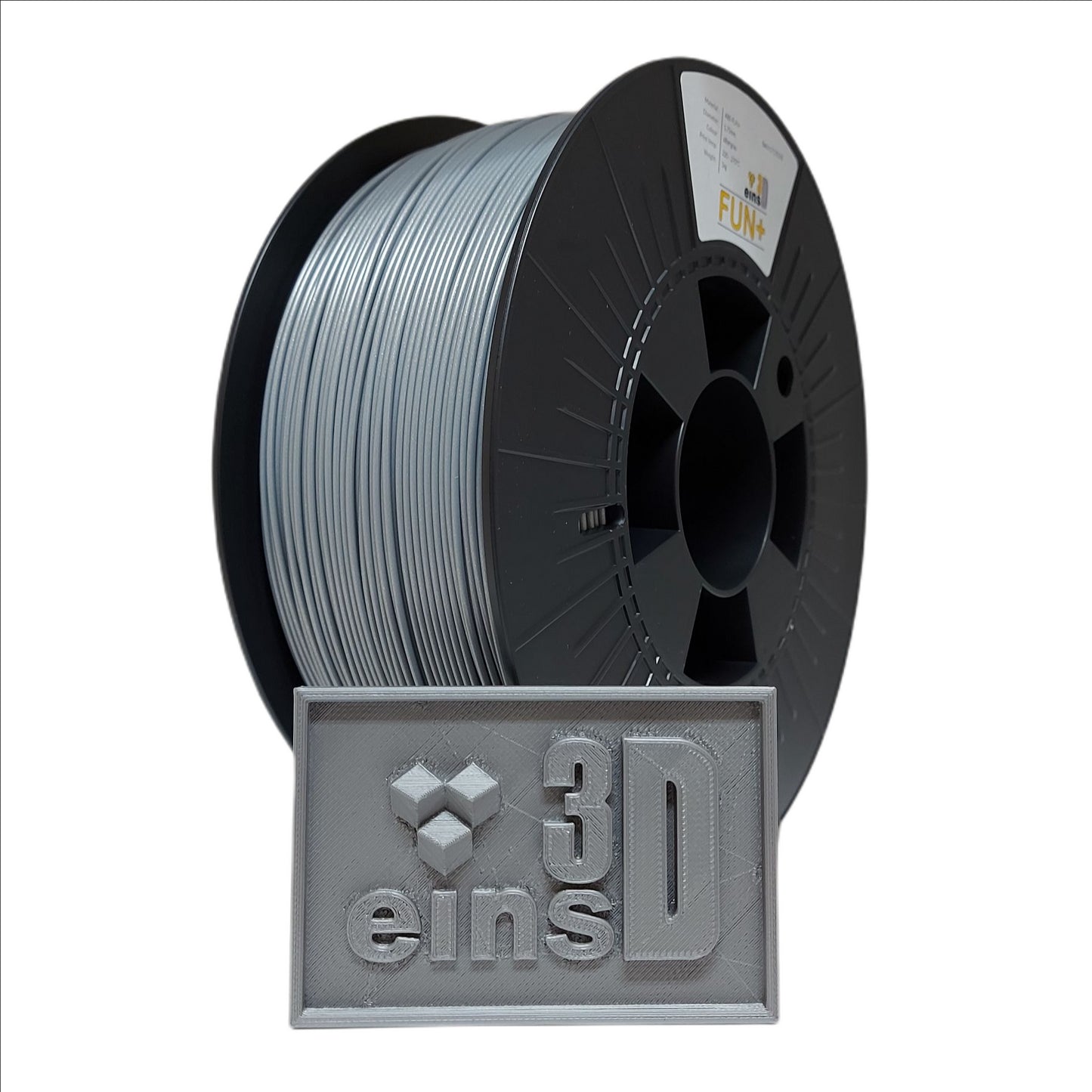 ABS Fun+ Filament 1,75 silbergrau