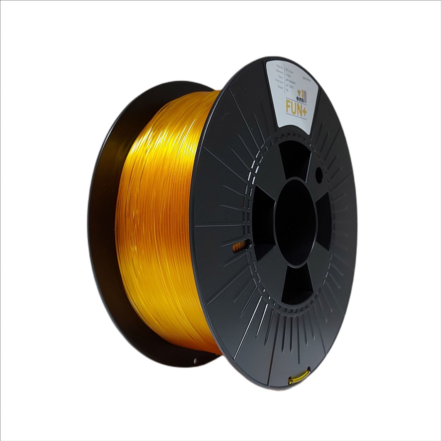 PETG Fun+ Filament 1,75 gelb transluzent