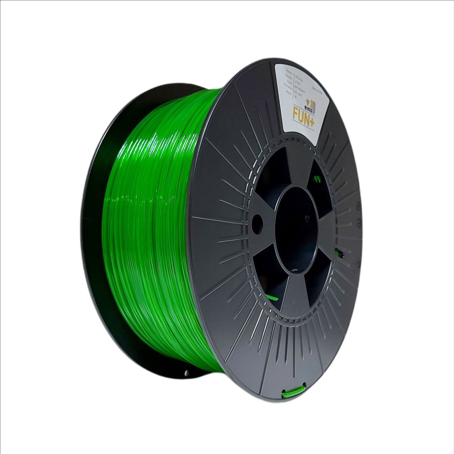 PETG Fun+ Filament 1,75 grün transluzent