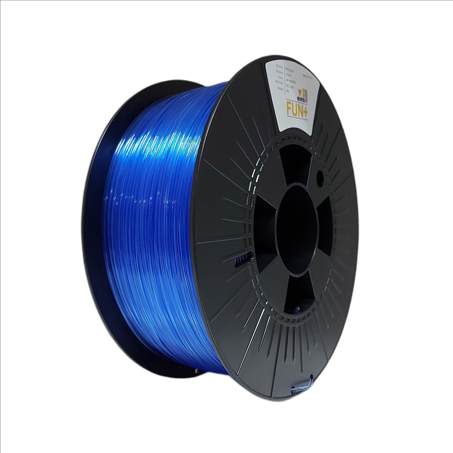 PETG Fun+ Filament 1,75 dunkelblau transluzent